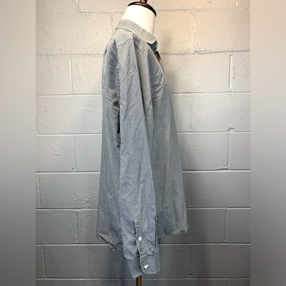 Ralph Lauren Men's‎ Black White Check Button Down Dress Shirt Size 17 / Large - Picture 2 of 8